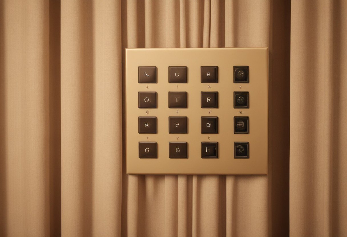 Image of Access control keypad on the wall